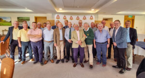 The diners convene to wish XLGS Match Manager Maurice Hazzard a speedy recovery.