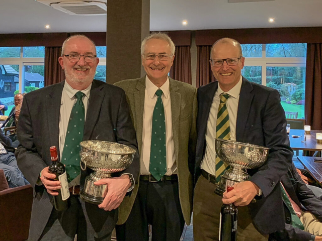 Winners of Busby and Timms Bowls - Peter Edwards and Richard Harris (G)